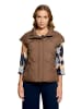 Betty Barclay Steppjacke mit Stehkragen in Dark Coffee