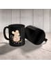 Mr. & Mrs. Panda Keramiktasse Erzieherin Chaos mit Spruch in Schwarz
