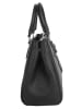Cluty Handtasche Solcuore echt Leder in schwarz