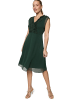 Zero  Chiffonkleid mit Rüschen in Green Forest