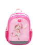 Belmil Kindergartenrucksack "Kiddy Plus Ballerina" in Pink - H 33 cm L 23 cm T 13 cm