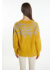 Usha Damen Strick Pullover in Curry Mehrfarbig