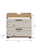 ebuy24 Waschbeckenunterschrank Scout Kaschmir 60 x 34 cm