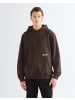 Wrangler Kapuzenpullover Embroidery in Chocolate Torte