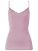 Hanro Spaghetti Top Cotton Seamless in Stormy rose