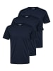 SELECTED HOMME T-Shirt SLHAXEL - 3er Pack in Blau