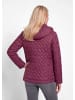 GOLDNER Übergangsjacke mit Kapuze in bordeaux
