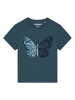 wat? Apparel T-Shirt Crystal Butterfly in Petrol