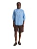 Marc O'Polo DENIM Bluse mit Raffungen relaxed in Flaxflower Blue