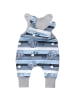 Land-Juwelen Strampler Handmade Elefant in blau