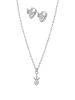 faina Women Jewelry Set in silver