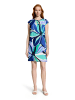 Betty Barclay Jerseykleid kurzarm in Blau/Grün