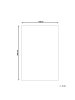 Beliani Outdoorteppich KOTA in Grün/Weiß - (W) 120 x (H) 0.5 x (L) 180 cm