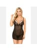 Softline Negligee in schwarz