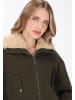 DreiMaster Women Jacket in dark olive