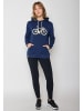 GreenBomb Hoodie Bike Fluffy in Marineblau