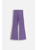 Coccodrillo Gerippte Leggings mit langem Bein in violett
