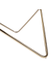 Beliani Couchtisch MERIDIAN in Weiß/Gold - (W) 80 x (H) 40 x (L) 80 cm