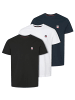VINSON 3-pack T-shirt Massimo in Shoe-Bright White-Dark Sap