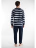 Tom Tailor Pyjama Orlando in blau-mittel-Ringel