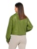 Ulla Popken Lederjacke in olive