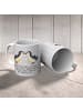 Mr. & Mrs. Panda Camping Tasse Pinguin Liebe mit Spruch in Grau Pastell