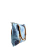 collezione alessandro Schultertasche " Patchwork " in blau