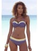 LASCANA Bikini-Hose in oliv-gelb bedruckt