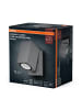 Osram ENDURA Classic Cube Außen-Wandleuchte, silber, GU10