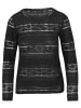 KOROSHI Langarm-T-Shirt in SCHWARZ