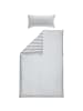 Erwin Müller Single-Jersey Wendebettwäsche in silber-weiß