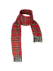 tectake Roter Schal mit buntem Karomuster, rot