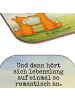 Mr. & Mrs. Panda Flaschenuntersetzer Füchse Liebe Design mit Spruch in Weiß