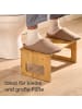 Praknu Klappbarer Toilettenhocker aus FSC® Bambus-Holz