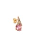 NAEMI Women Earrings in Rose Gold Pink White