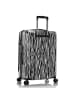 Heys EZ Fashion 4 Rollen Trolley M 66 cm mit Dehnfalte in zebra