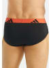 Adidas Sportswear Slip / Unterhose Active Flex Cotton in Schwarz / orange