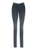 MADELEINE Schlanke Five-Pocket-Jeans, Raffung in grey