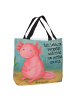 Mr. & Mrs. Panda Schultasche Axolotl Niedlich Design mit Spruch in Weiß
