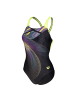Arena Jellyfish Pro Back Blickdicht und chlorbeständig in Schwarz