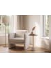 FineBuy Beistelltisch in Gold / Marmor / 30x30x60