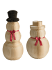 Beliani 2er-Set Dekofigur KLARALVEN in Beige