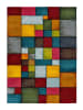 Atticgo Kurzflor-Teppich HARLEQUIN in mehrfarbig