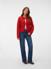 Vero Moda Strickjacke in Aurora Red