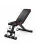 relaxdays Hantelbank in Schwarz - (B)42 x (H)47 x (T)110 cm
