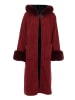 Usha Women Poncho in Rot