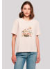 F4NT4STIC Everyday Tee Vogelnest Blumen in pink