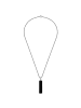 True Rebels Kette aus Edelstahl Achat in silber