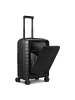 Redolz Essentials 17 2.0 4 Rollen Kabinentrolley 55 cm Laptopfach mit Dehnfalte in black