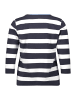 Betty Barclay Basic Shirt mit Aufdruck in Dunkelblau/Weiß